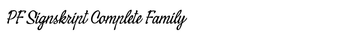 PF Signskript Complete Family